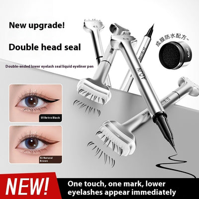 Double-headed Lower Eyelash Stamp